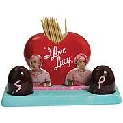 I Love Lucy Factory Shakers and Toothpick Holder Set